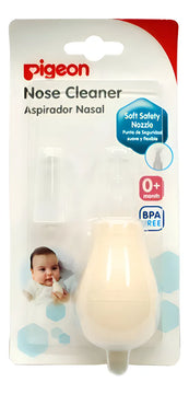 Aspirador Nasal Saca Mocos Con Deposito Pigeon Color Beige