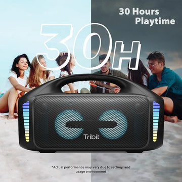 Altavoz Portatil Tribit Stormbox Blast: Sonido Estereo Fuert Black