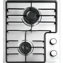 Estufa de Empotrar Acero Inox Dos Puestos 35 cm Gas Natural
