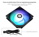 Thermalright Ventilador De Cpu Tl-c12rb-s V2 Ventilador De C