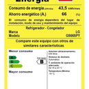 Nevecón Lg Side By Side Capacidad 638 Litros Silver Plateado