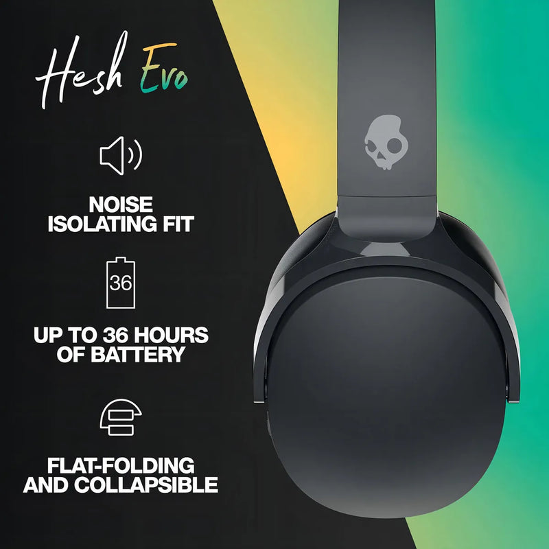 Fone de ouvido over-ear Skullcandy HESH Hesh Evo S6HVW-N740 true black