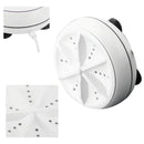 Mini Lavadora Portátil Giratoria Turbina Ultrasónica Viaje C Blanco