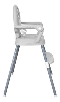 Silla Comedor Bebe 3en1 Happy Baby Azul Cp7000 Color Gris