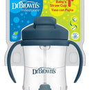 Vaso Entrenador Pitillo Dr. Brown's 9 Onz X2 Niño Verde Y Azul