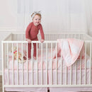 Bebé Juegos De Cama Cuna Para Niñas De 4 Piezas Inclu...