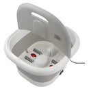 Tina Gris Spa Pies Plegable Burbuja Calor Y Luz Roja