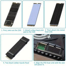Disipador Ram So-dimm Y Ssd M.2 Nvme Laptop Portátil Negro