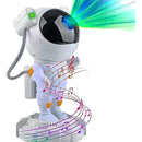 Parlante Bluetooth Proyector de galaxia Astronauta Color Blanco