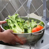 Colador Escurridor Cernidor Tamizador Acero Inoxidable 28 Cm Plateado