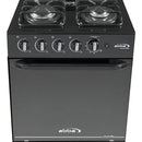 Estufa Con Horno Abba 4 Puestos Gas Propano Ag 101-5 Color Negro