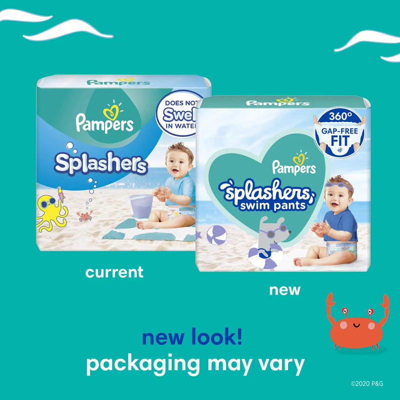 Pampers Splashers - Paales De Natacin, Talla S, 20 Unidades