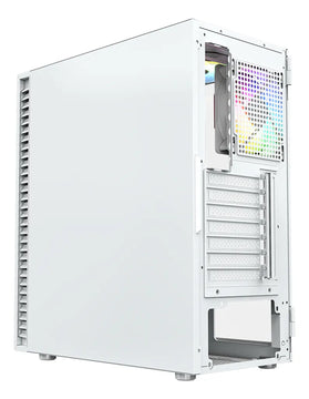 Gabinete Chasis Gamer Xyz Airone 100 Mesh White Rgb Blanco