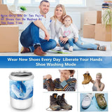 Mini Lavadora Portátil, Semiautomática Azul/blaco