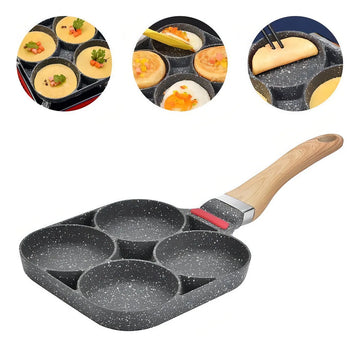 Sartén Antiadherente Sartén Para Huevos Sartén Para Panquequ Color 4 hole
