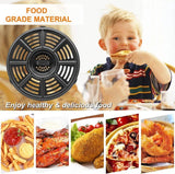 Heisenlin Freidora De Aire De 6.5 Cuartos De Galón Para Fr.