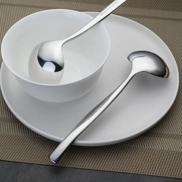 Pekky Cuchara Pequeña Para Sopa, Cucharón De Acero Inoxid.