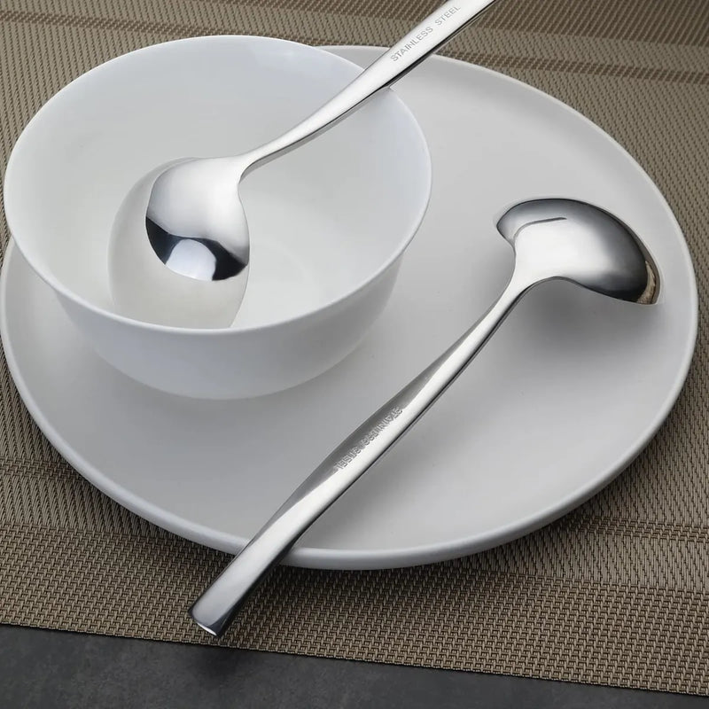 Pekky Cuchara Pequeña Para Sopa, Cucharón De Acero Inoxid.