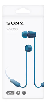 Auriculares Sony Wi- C100 Bluetooth 25h Ipx4 Color Azul