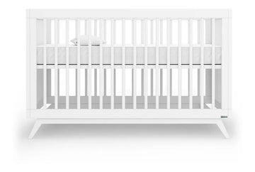 Cuna A Cama Infantil Dadada Soho 3 En 1 Convertible Madera Blanco