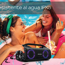 Parlante Aiwa AWS700BT portátil con bluetooth waterproof negra