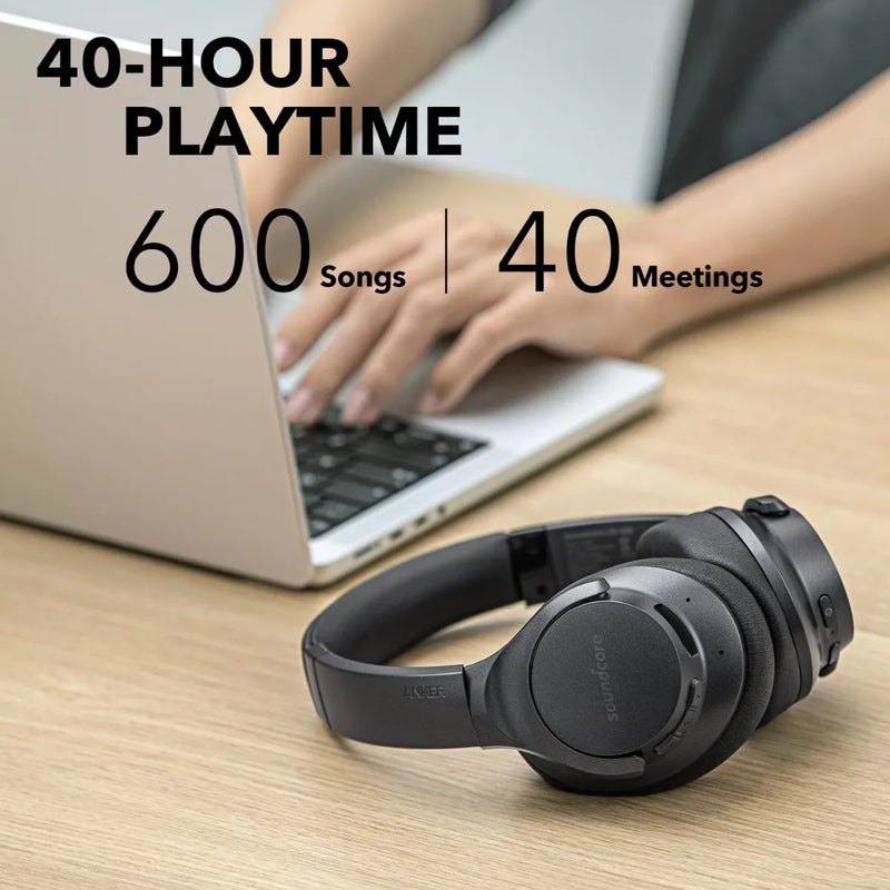 Fone de ouvido over-ear sem fio Soundcore Life Series Life Q20 A3025 black