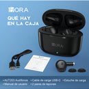Audífonos In-ear Inalámbricos 1Hora AUT203 Color Negro Bluetooth 5.3 con Micrófono
