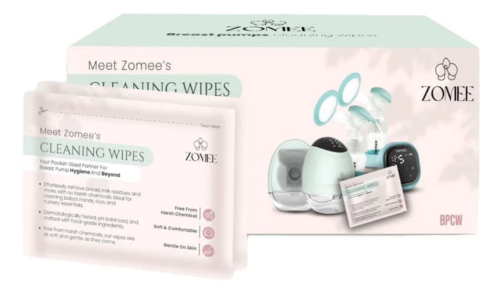 Zomee Toallitas De Limpieza Para Extractor De Leche, Elimina
