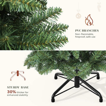 Yitahome Arbol De Navidad Artificial Preiluminado De 6 Pies