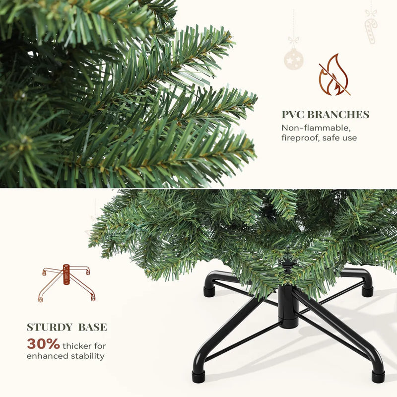 Yitahome Arbol De Navidad Artificial Preiluminado De 6 Pies