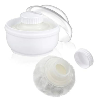 Contenedor De Polvo Corporal Con Borla, Caja De Talco Para C