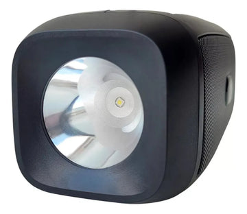 Parlante Altavoz Inalámbrico Wattana Con Linterna Usb Negro
