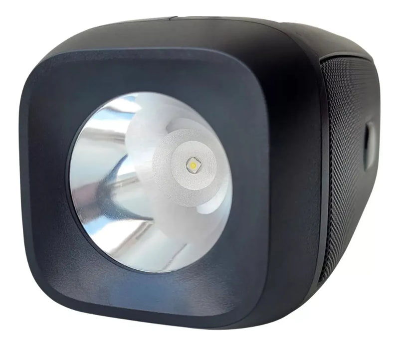 Parlante Altavoz Inalámbrico Wattana Con Linterna Usb Negro