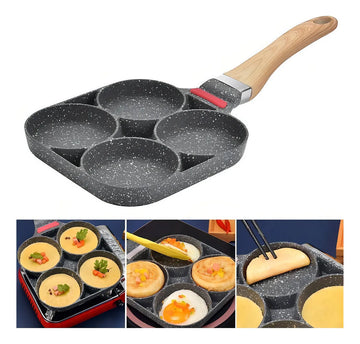 Sartén Antiadherente Sartén Para Huevos Sartén Para Panquequ Color 4 hole