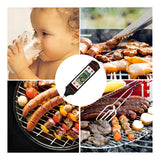 Termómetro Digital De Cocina Gastronómico .. Color Negro