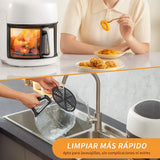 Freidora De Aire Digital 8 Litros Schaffhuasen 1500w Blanca Blanco