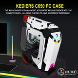 Kediers C650 Mech Pc Case Atx Tower Gaming Computer Case Con