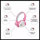 Audifonos Diadema Mario, Bluetooth, Micro Sd, Fm, Acolchada Hello Kitty