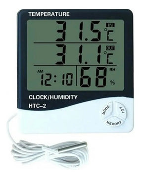 Ker Germany reloj termohigrometro digital sonda temperatura humedad Htc2 incluye calibración