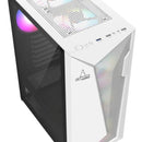 Gabinete Gamer Iceberg Flow D Blanca Argb 4 Ventiladores Blanco