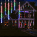 Serie De Luces Led Navideña 8 Tubos 50cm 288 Leds Multicolor Color De Las Luces Rgb