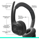 Logitech Zone 300, Diadema Bt Inalámbrica, 2 Micrófonos, Blk Color Negro Luz Blanco