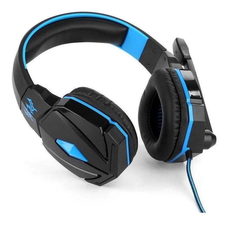 Fone de ouvido over-ear Kotion Each G4000 negro e azul