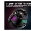 Mini Parlante Altavoz Soporte Magnético Portátil Bluetooth Negro