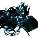 Serie Navideña Luz Led Blanca X200 Luces Cable Verde Paq. X8