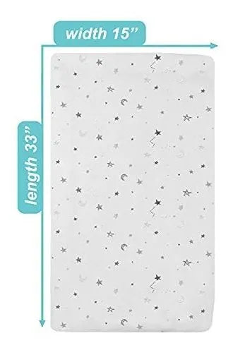 American Baby Company - Sábana De Moisés Ajustada De Punto D