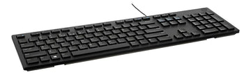 Teclado Dell KB216-BK-LTN QWERTY español latinoamérica color negro