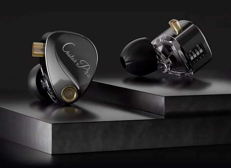 Auriculares in-ear gamer KZ Castor PRO bass version negro
