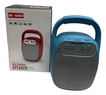 Parlante Bocina Bluetooth Karoke Radio Fm Recargable Luz Led Verde