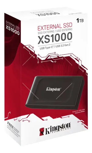 Unidad Estado Solido Kingston Ssd Xs1000 Externo 1tb Negro